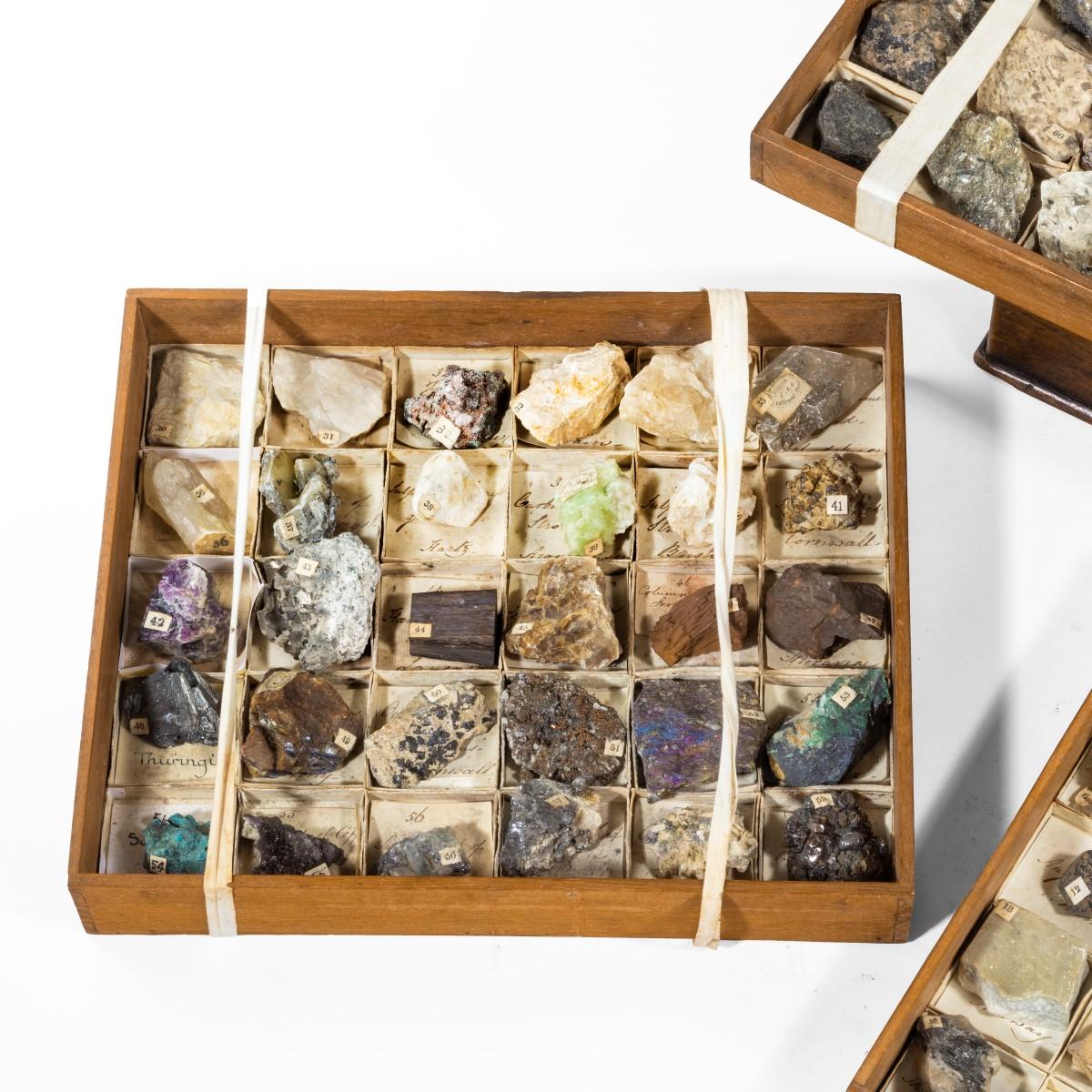 Fine Early 19th Century Victorian Collection of Minerals 2