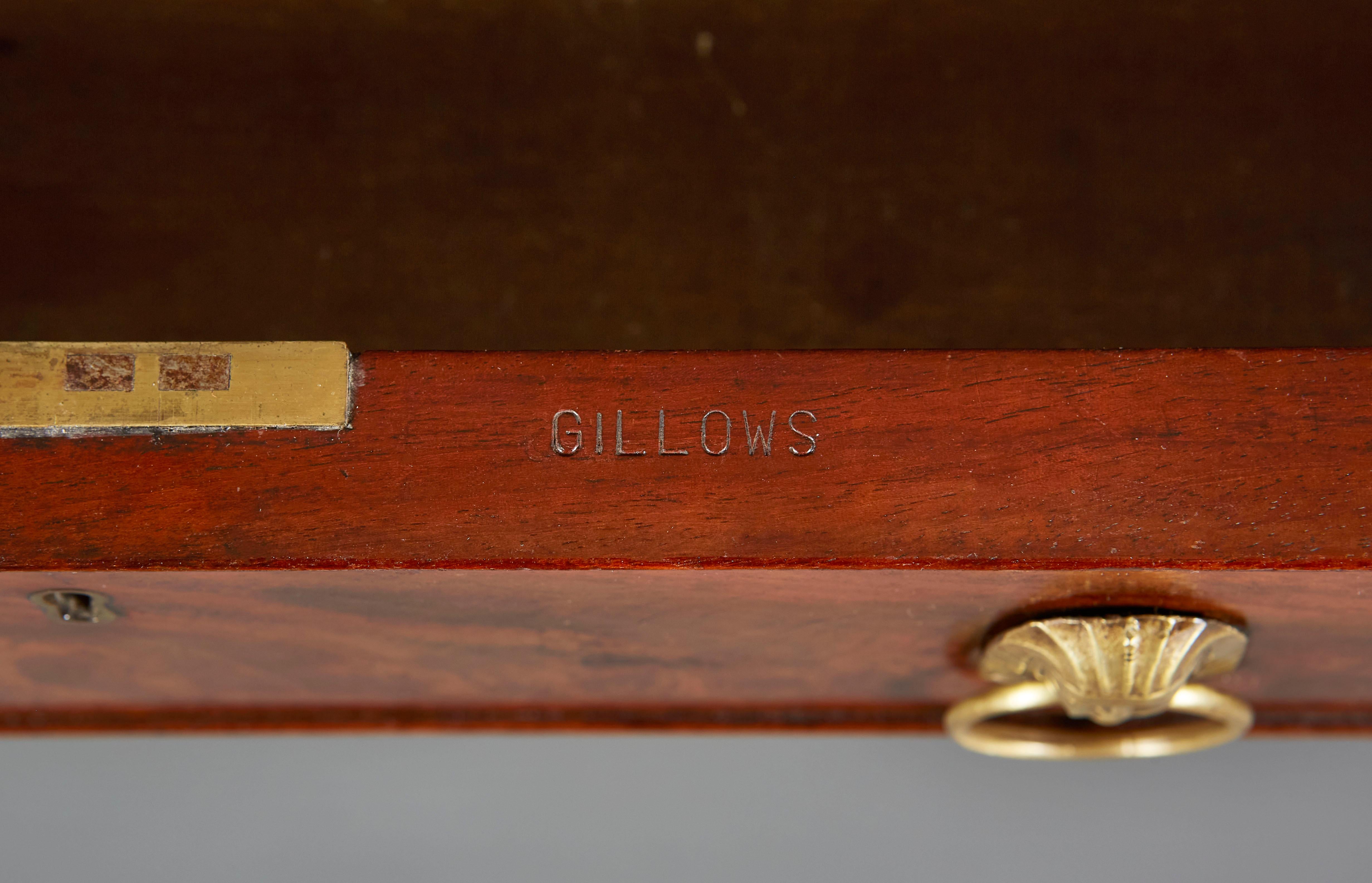 Schreibtisch mit Gillows, gestempelt, frühes 19. Jahrhundert im Angebot 2