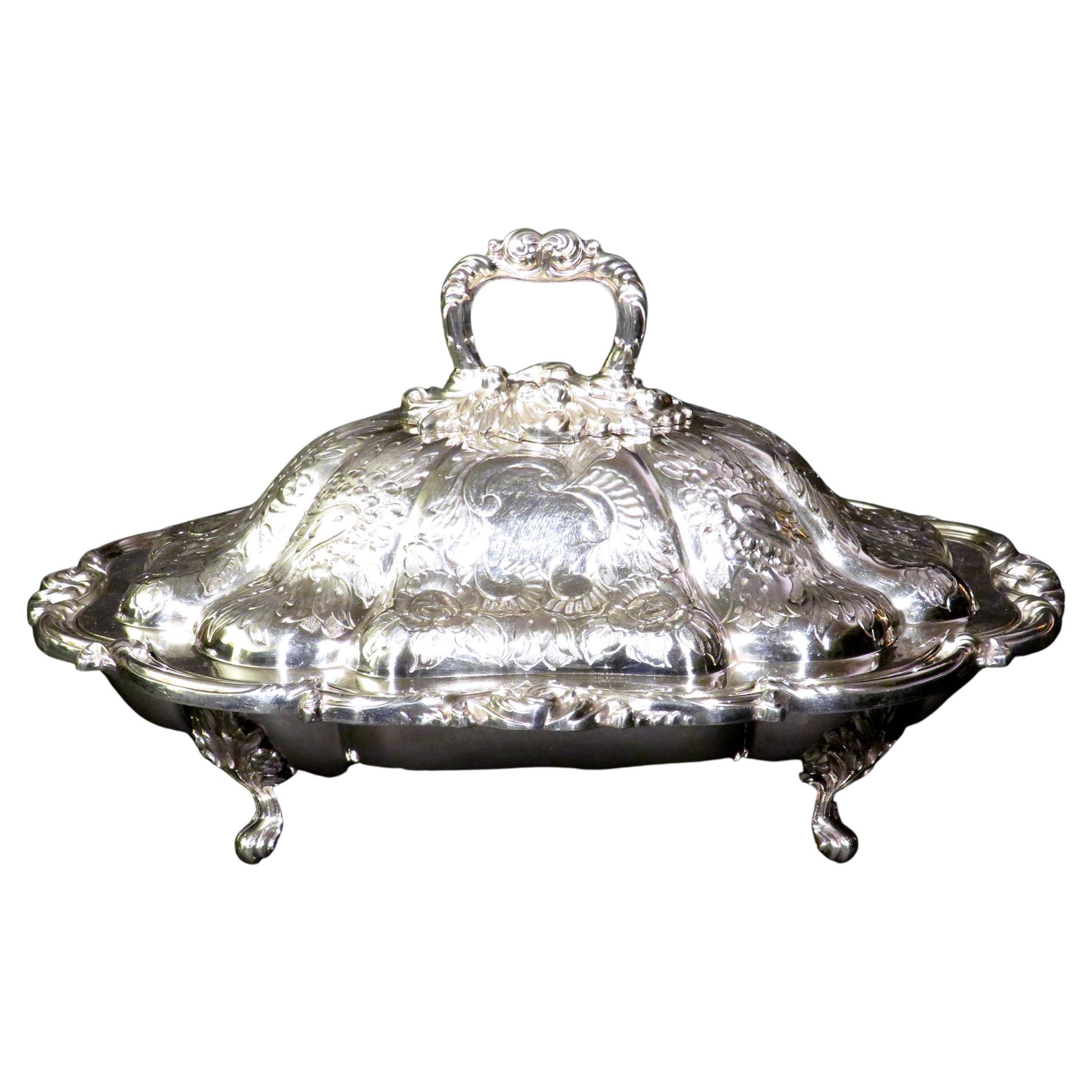 A Fine Early 20th Century Silver Plated Entrée Dish, England Circa 1900