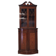 Used Fine Edwardian Inlaid Two Door Bookcase