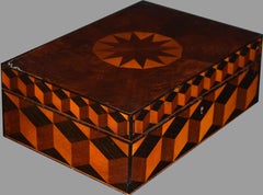 A Fine English Parquetry Inlaid Box