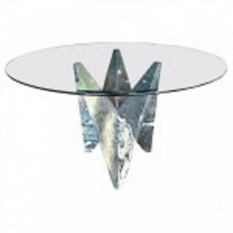 Fait main Table en marbre serpentin facetté de Ferrari en vente