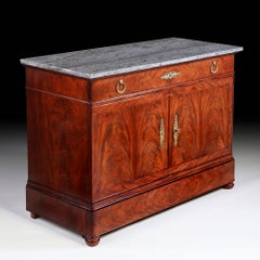 A 19th Century French Flame Mahogany Cabinet