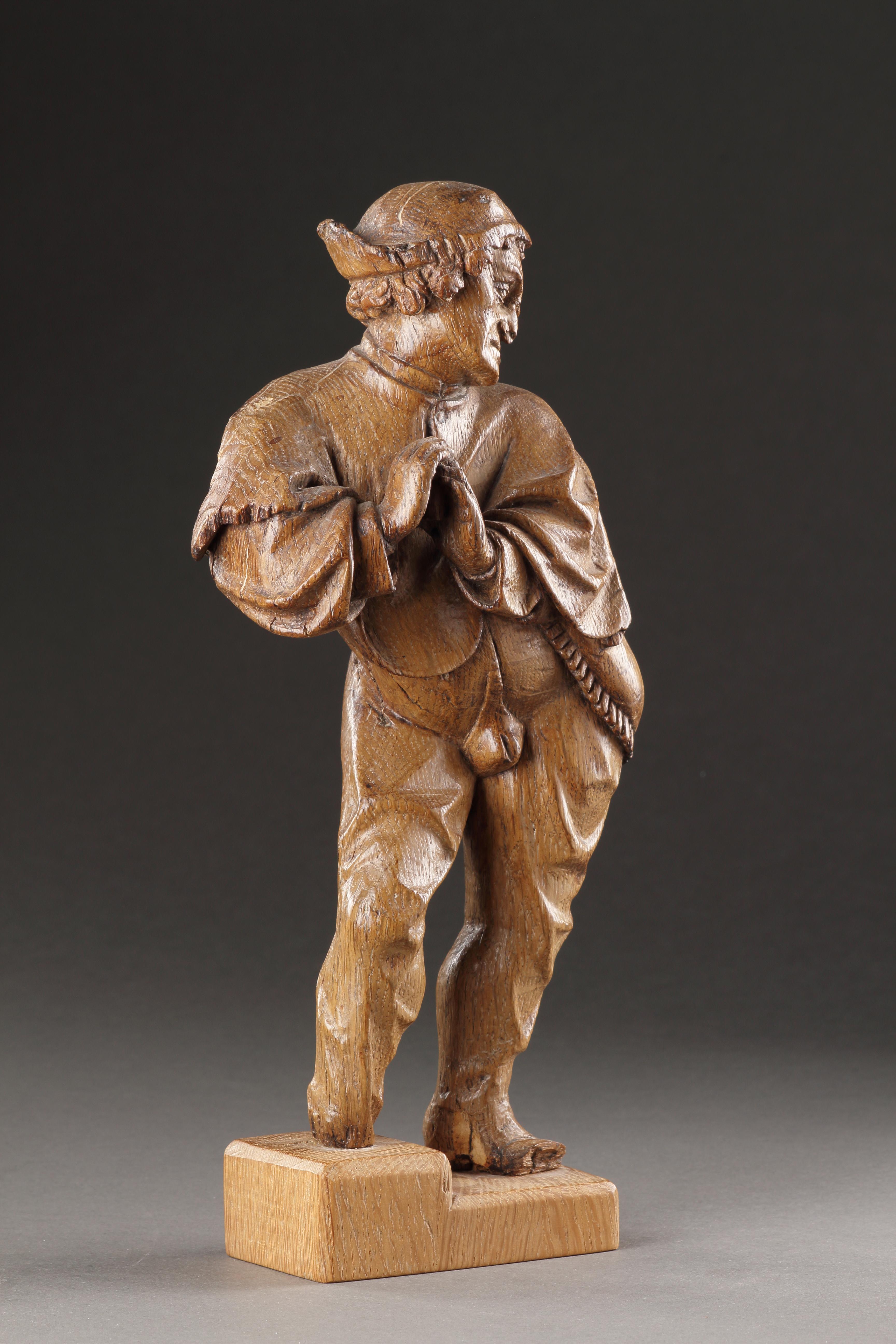 A Fine Flemish Carved Figure of a Man For Sale 2