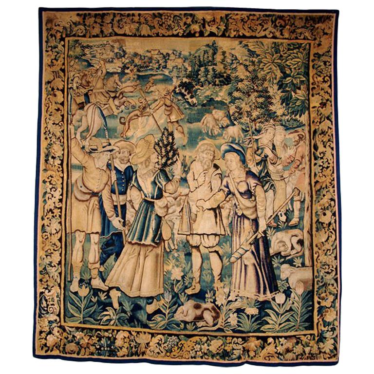 A Fine French 17th Century Tapestry For Sale