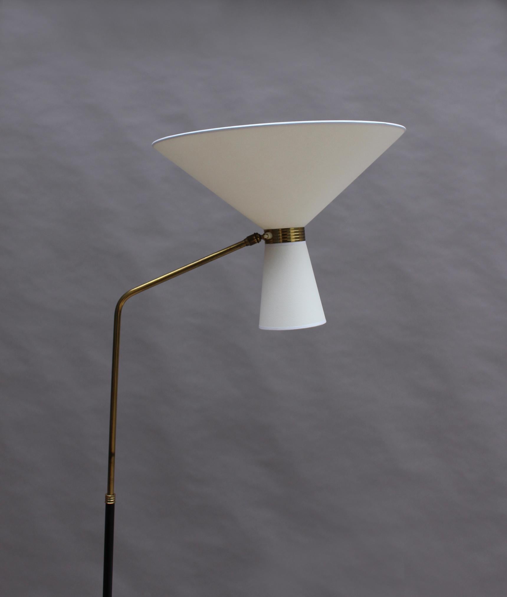 Fine French 1950s Adjustable Floor Lamp by Lunel 3