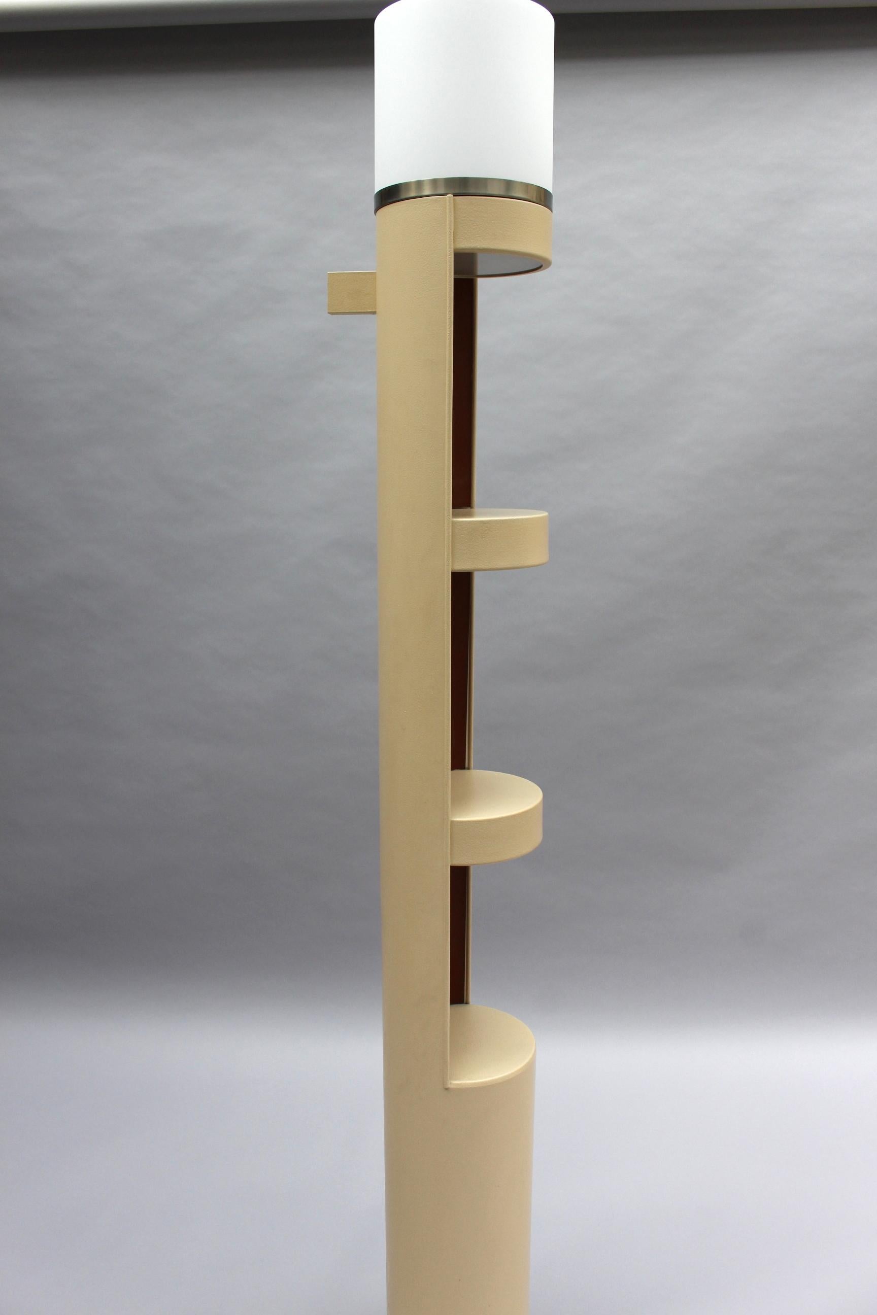 Mid-20th Century Fine French 1960's Illuminated Column by Jean Perzel For Sale