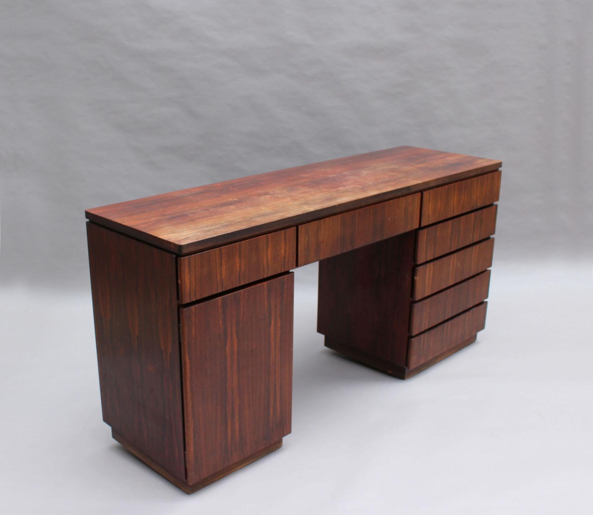 Late 20th Century Fine French 1970s Desk-Console-Commode For Sale
