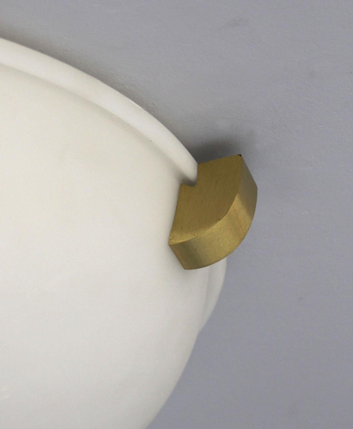 Fine 1940s Flush Mount / Wall Sconce by Jean Perzel 4