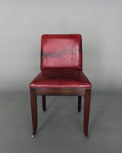 A Fine French Art Deco Mahogany Side Chair