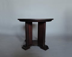 A Fine French Art Deco Mahogany Side Table