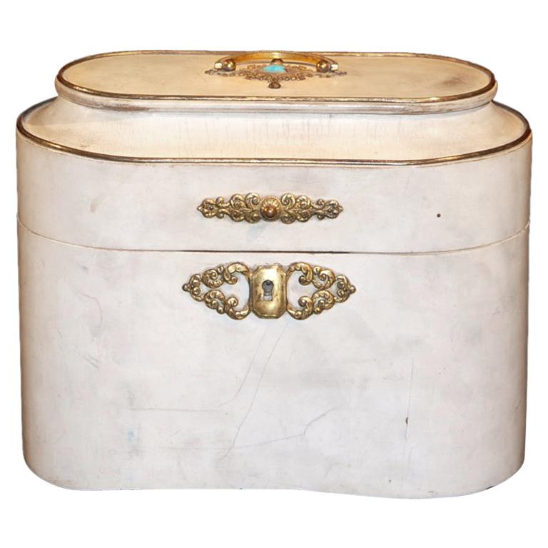A Fine French Charles X Oval Box For Sale