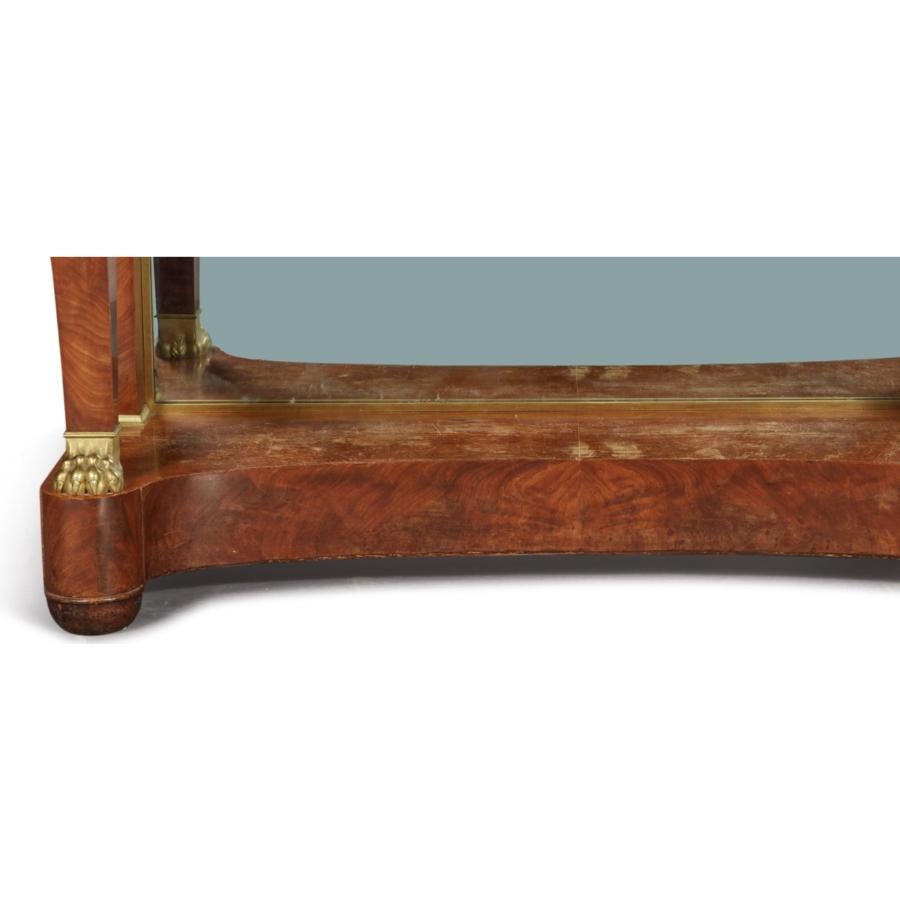 Fine Russian Empire Ormolu-Mounted Mahogany Console Table, Circa 1815 3