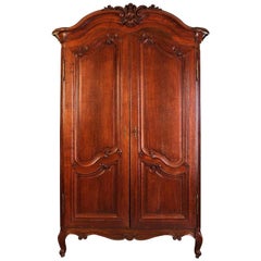 A Fine French Louis XV period Walnut  Bordelais Armoire