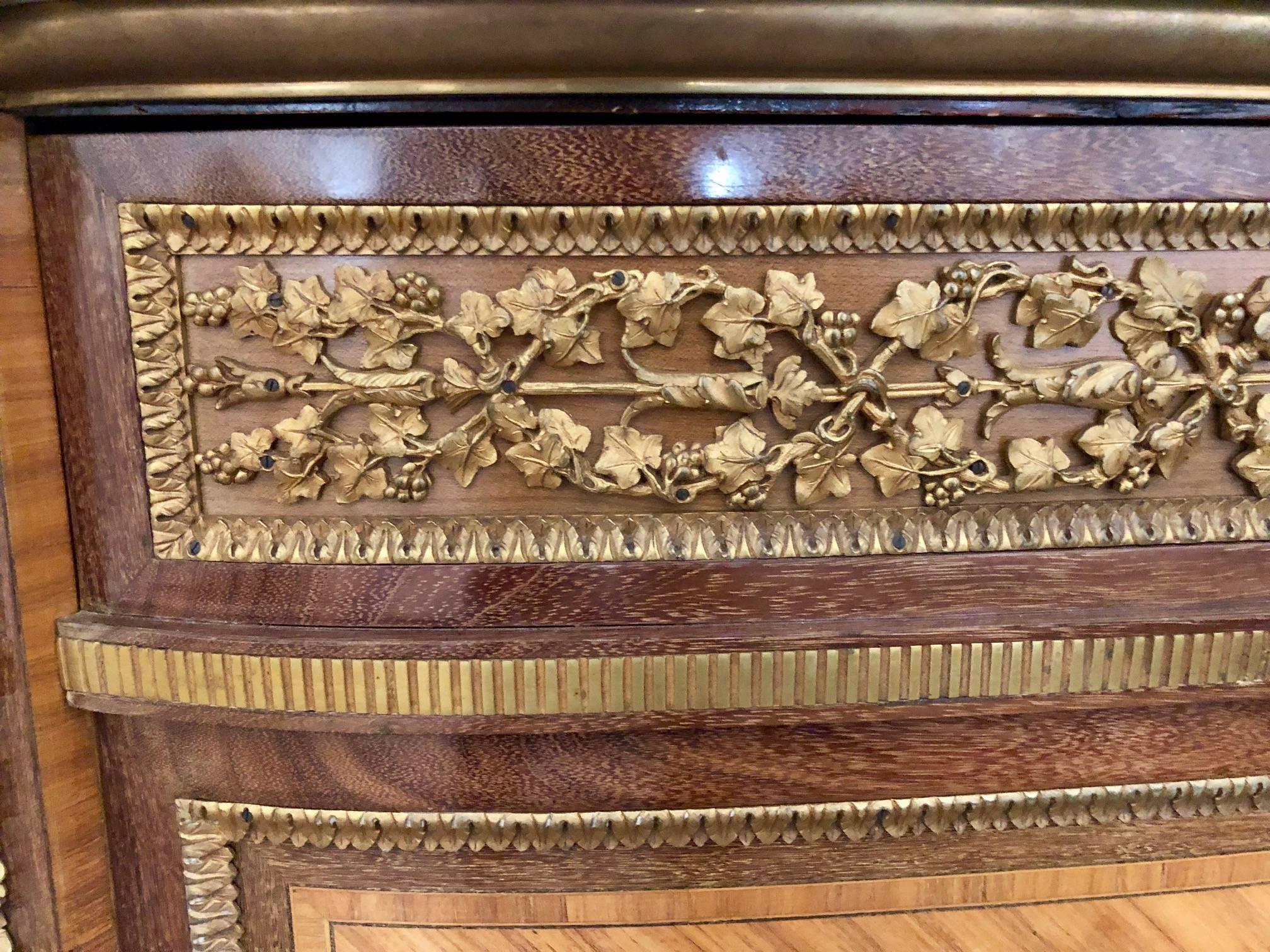 Fine French Louis XVI Style Gilt Bronze-Mounted Cabinet by Frédéric Schmit 2