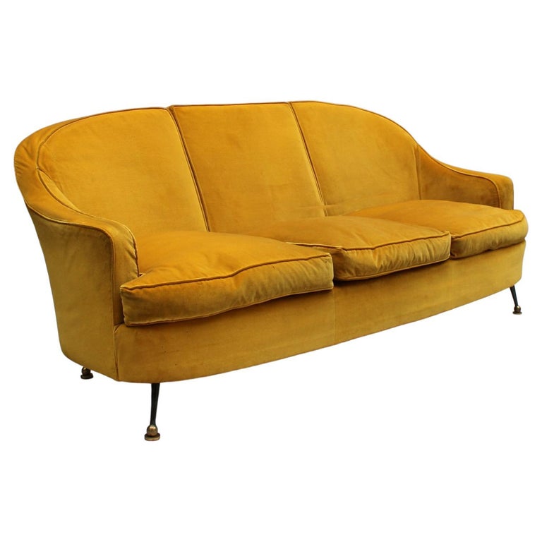 Fine French MidCentury Sofa by Leleu at 1stDibs