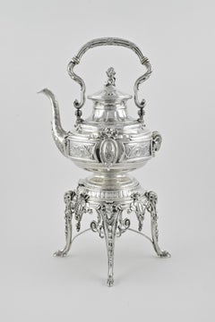 A Fine French Six Piece Silver Tea Set