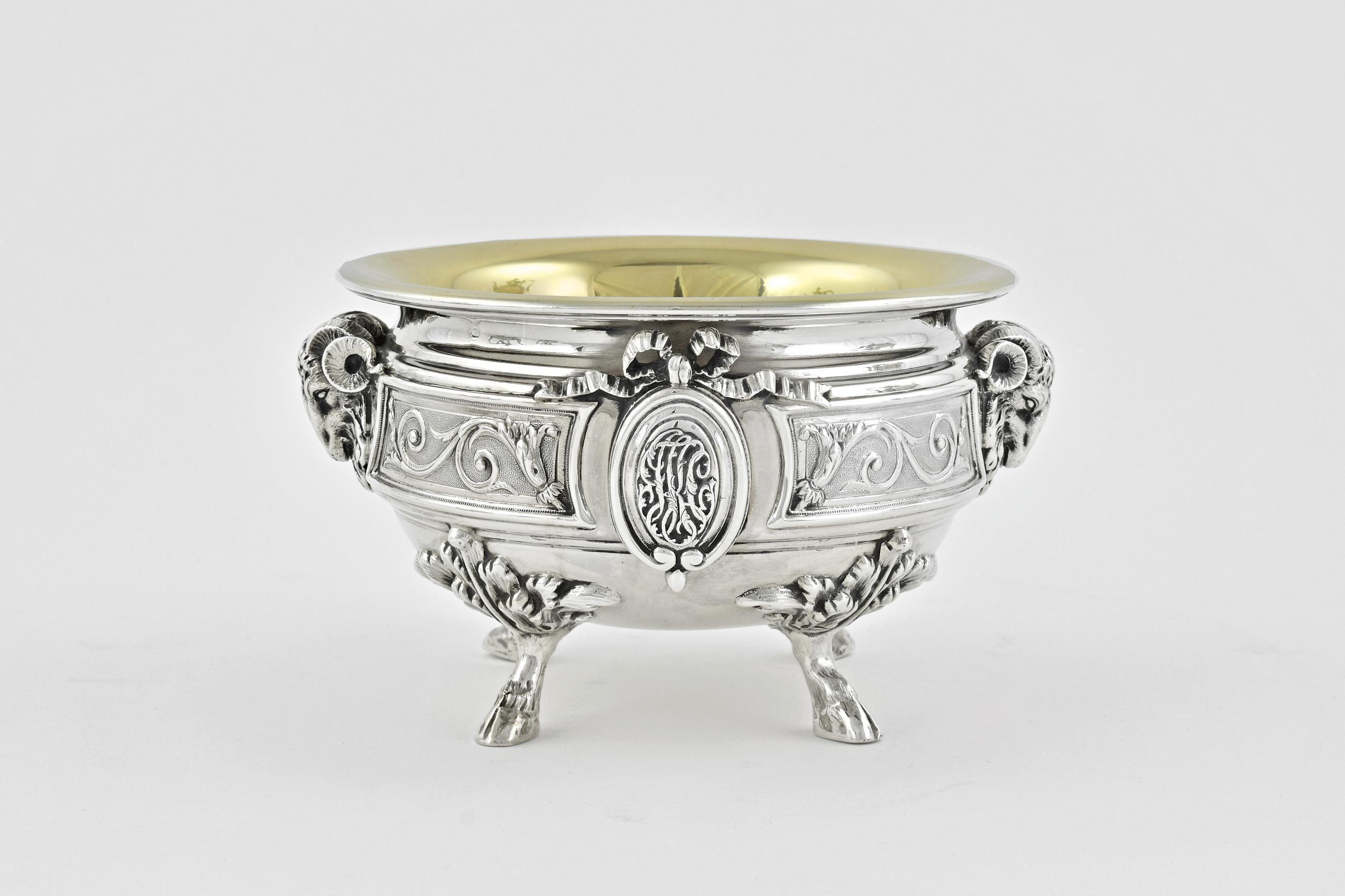 A Fine French Six Piece Silver Tea Set For Sale 3