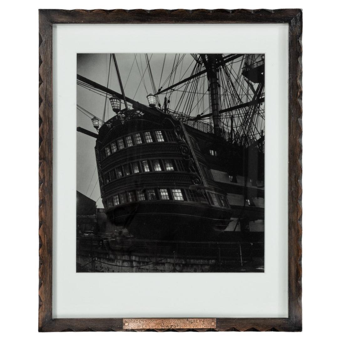 Fine Gelatin Print of the Stern of HMS Victory by Gale 
Polden Ltd