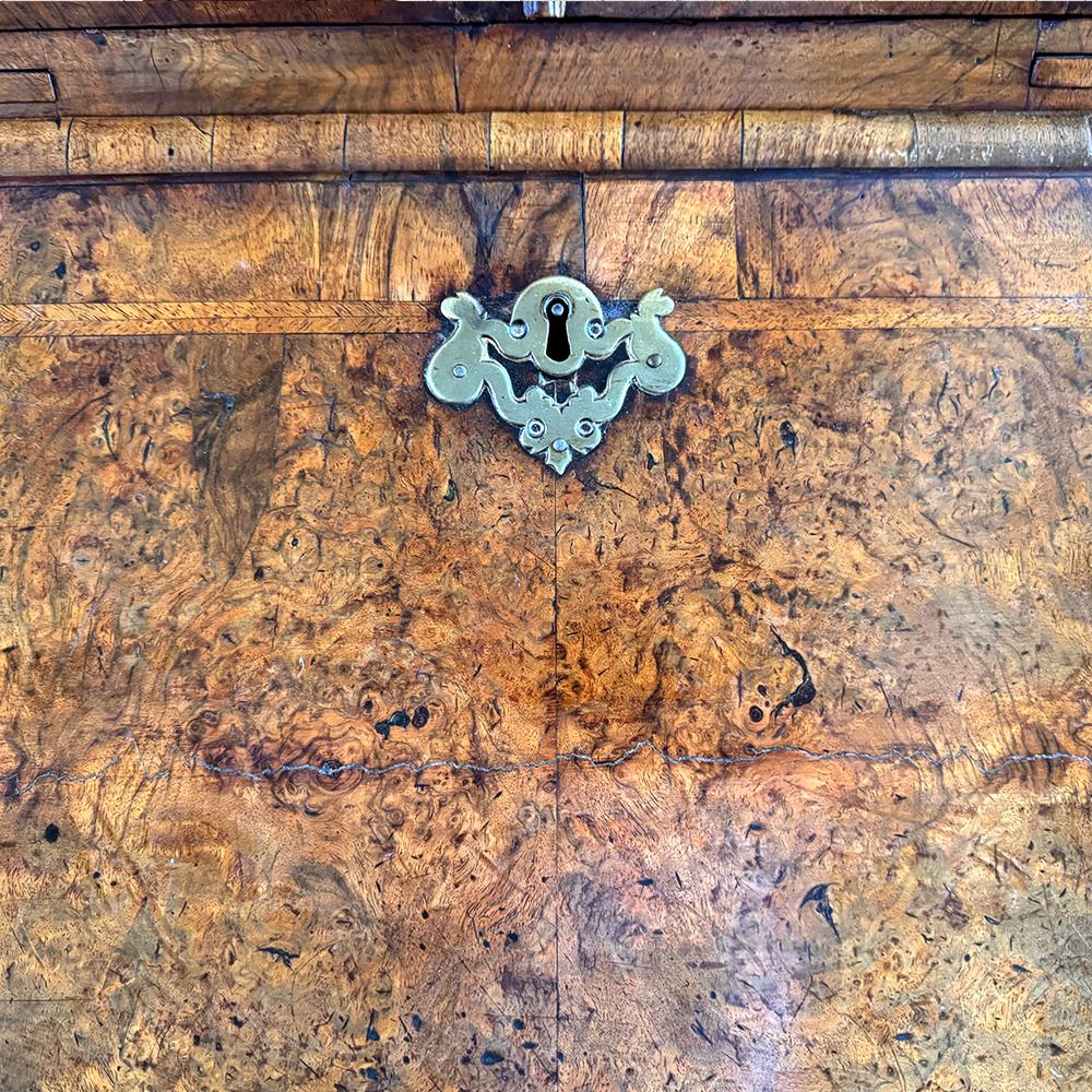 A Fine George II English Walnut Bureau Bookcase For Sale 8