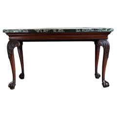 Fine George II Mahogany Marble Top Serving Table, C.1740