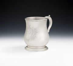 Fine George II Mug Made in London in 1734 by Thomas Farren