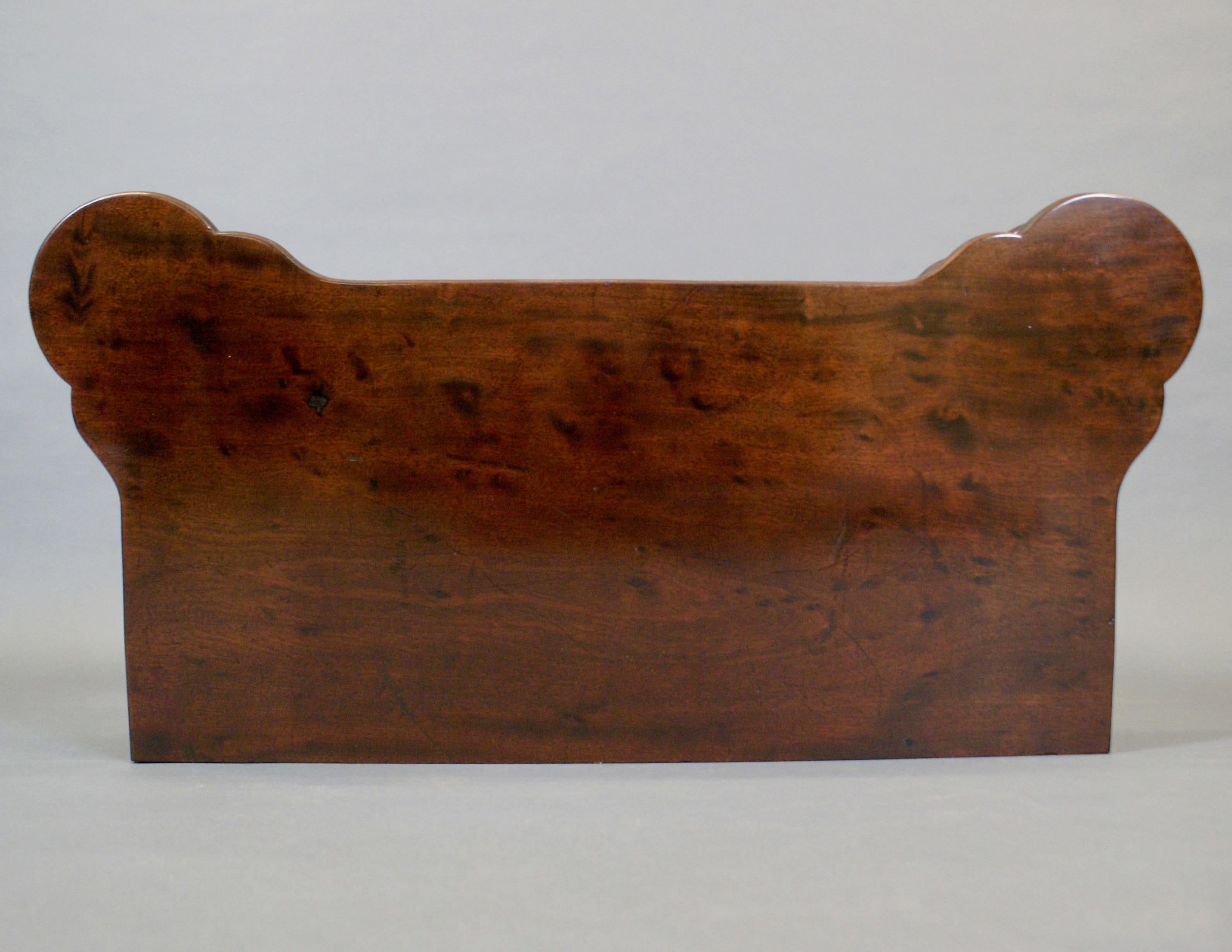 Fine George II Period Mahogany Carved Cabriole Leg Tea Table For Sale 3