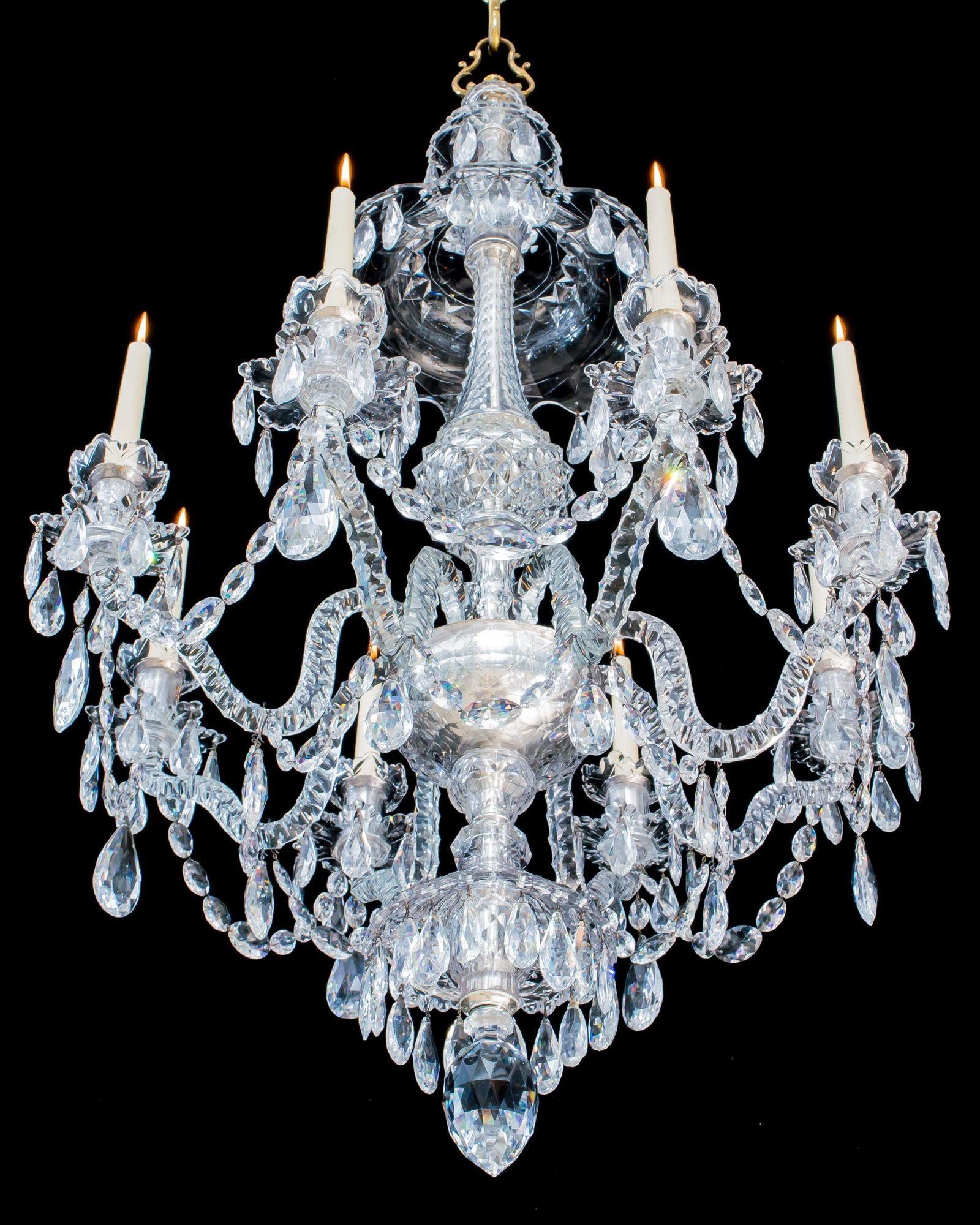 A Fine George Iii Chandelier By Christopher Heady In condizioni buone in vendita a Steyning, West sussex