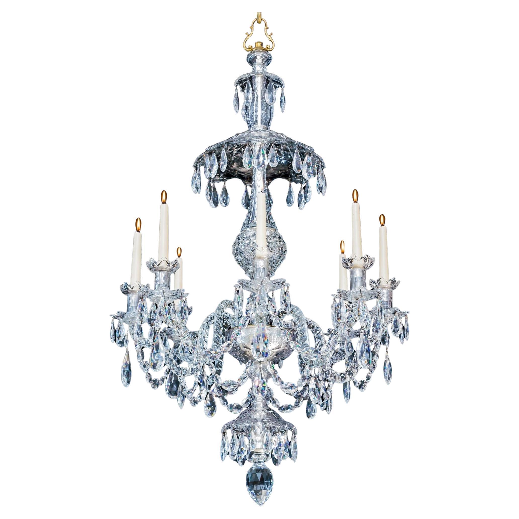 A Fine George Iii Chandelier By Christopher Heady
