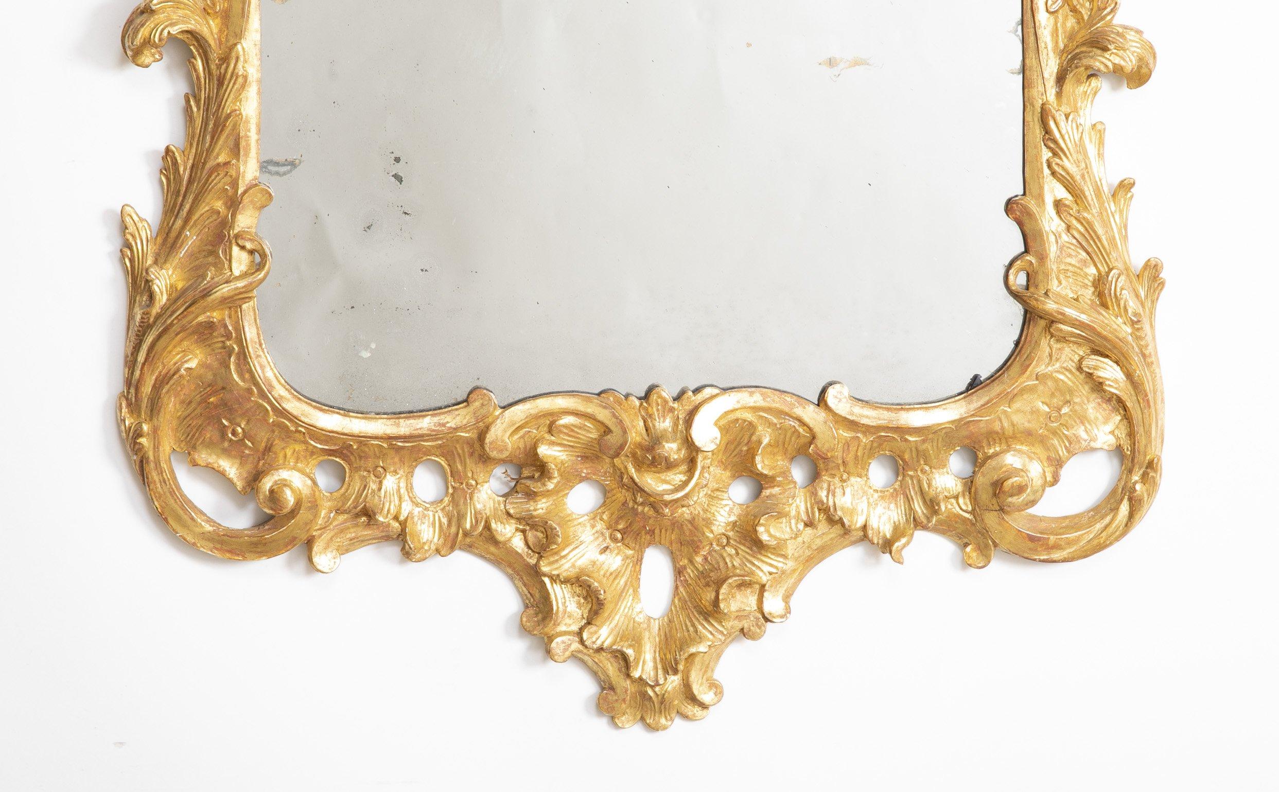 European Fine George III Gilt Mirror