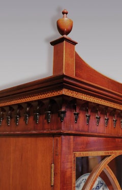 Fine George III Period Mahogany Secretaire Bookcase