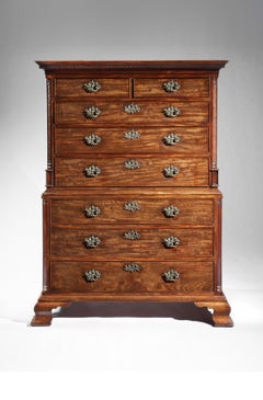 A Fine George III Period Mahogany Tall Boy