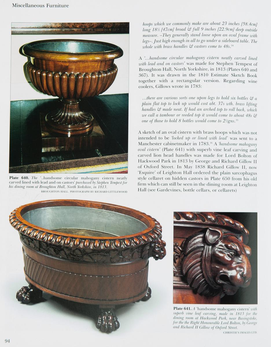 A fine George IV mahogany wine cooler attributed to Gillows For Sale 1