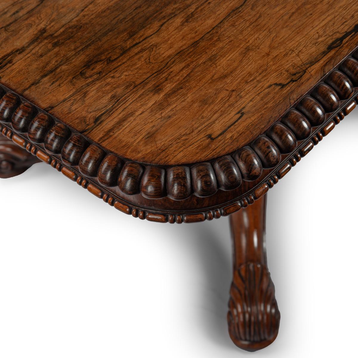 A Fine George IV Period Breakfast Table, Stamped by Maker Gillows of Lancaster For Sale 5