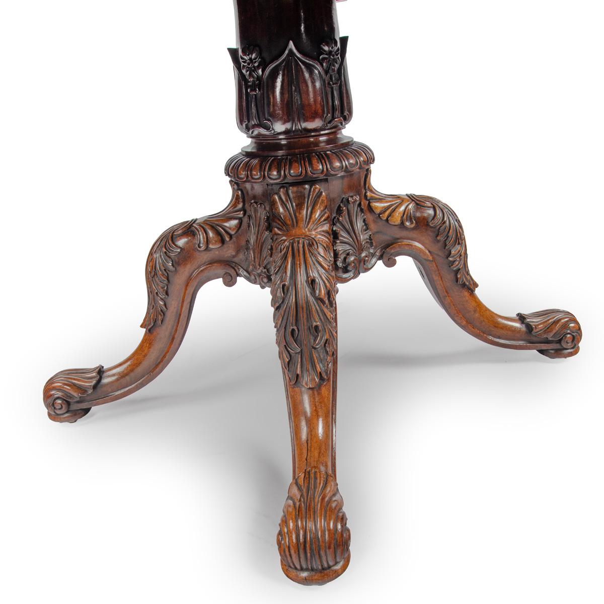 A Fine George IV Period Breakfast Table, Stamped by Maker Gillows of Lancaster For Sale 2