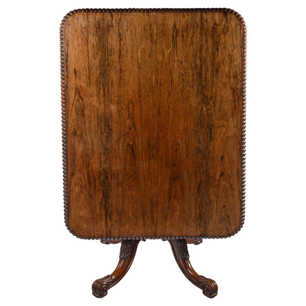A Fine George IV Period Breakfast Table, Stamped by Maker Gillows of Lancaster