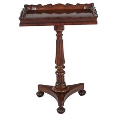 A Fine George IV Period Mahogany Tray Top Tripod Table by Gillows, c.1825 Antique A Fine George IV Period Mahogany Tray Top Tripod Table by Gillows, c.1825