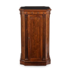 A Fine George IV Period Rosewood Open Bookcase or Bookstand with Cupboard c.1825