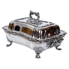 A Fine, Georgian, Old Sheffield Plate Four-Part Entree Dish c1800