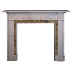 A Fine Georgian Revival English Marble Chimneypiece