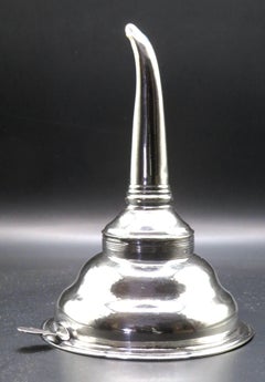 A Fine Georgian Sterling Silver Wine Funnel by Robert & Samuel Hennell, 1808