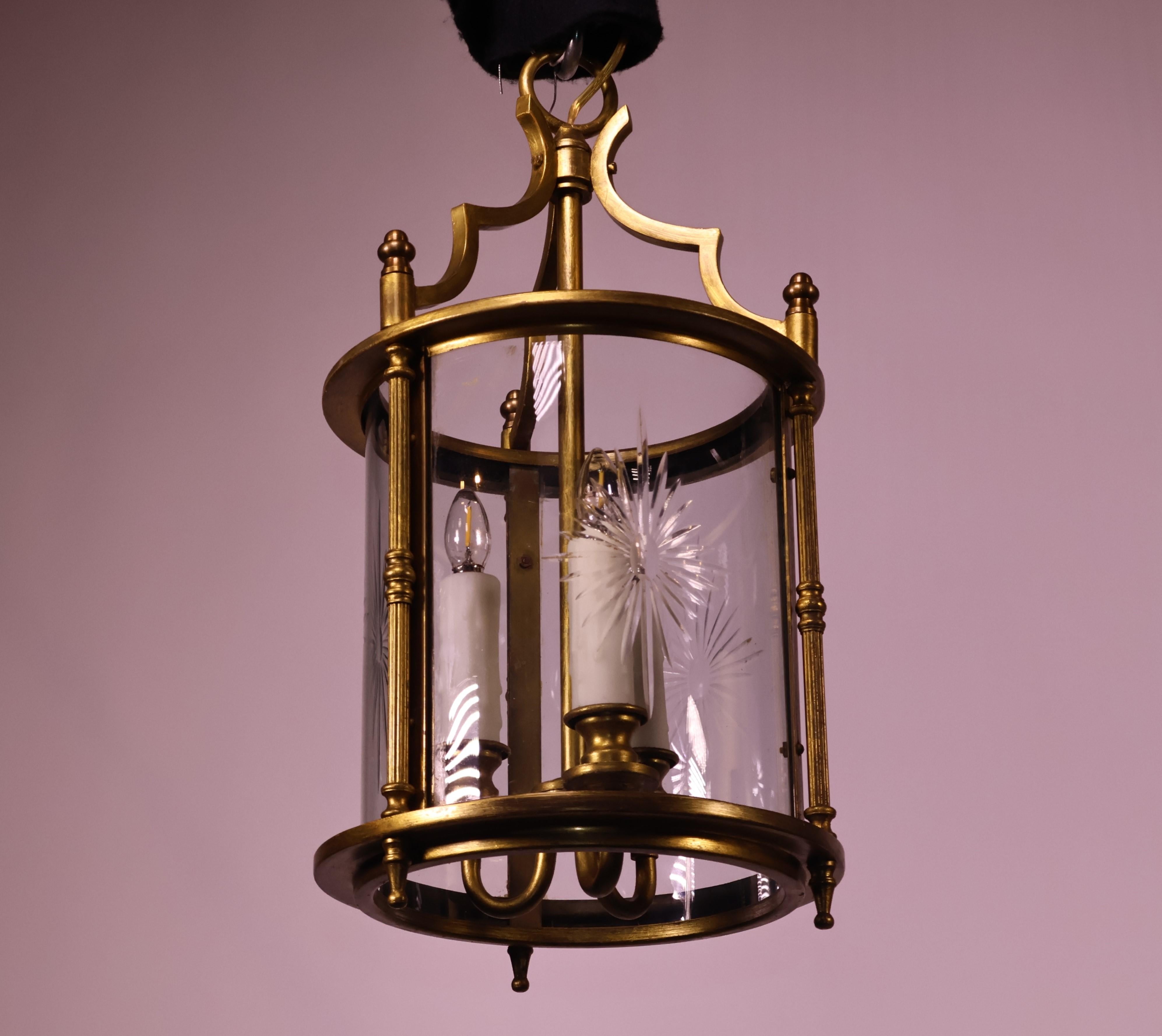 A Fine Gilt Bronze Cylindrical Lantern 10