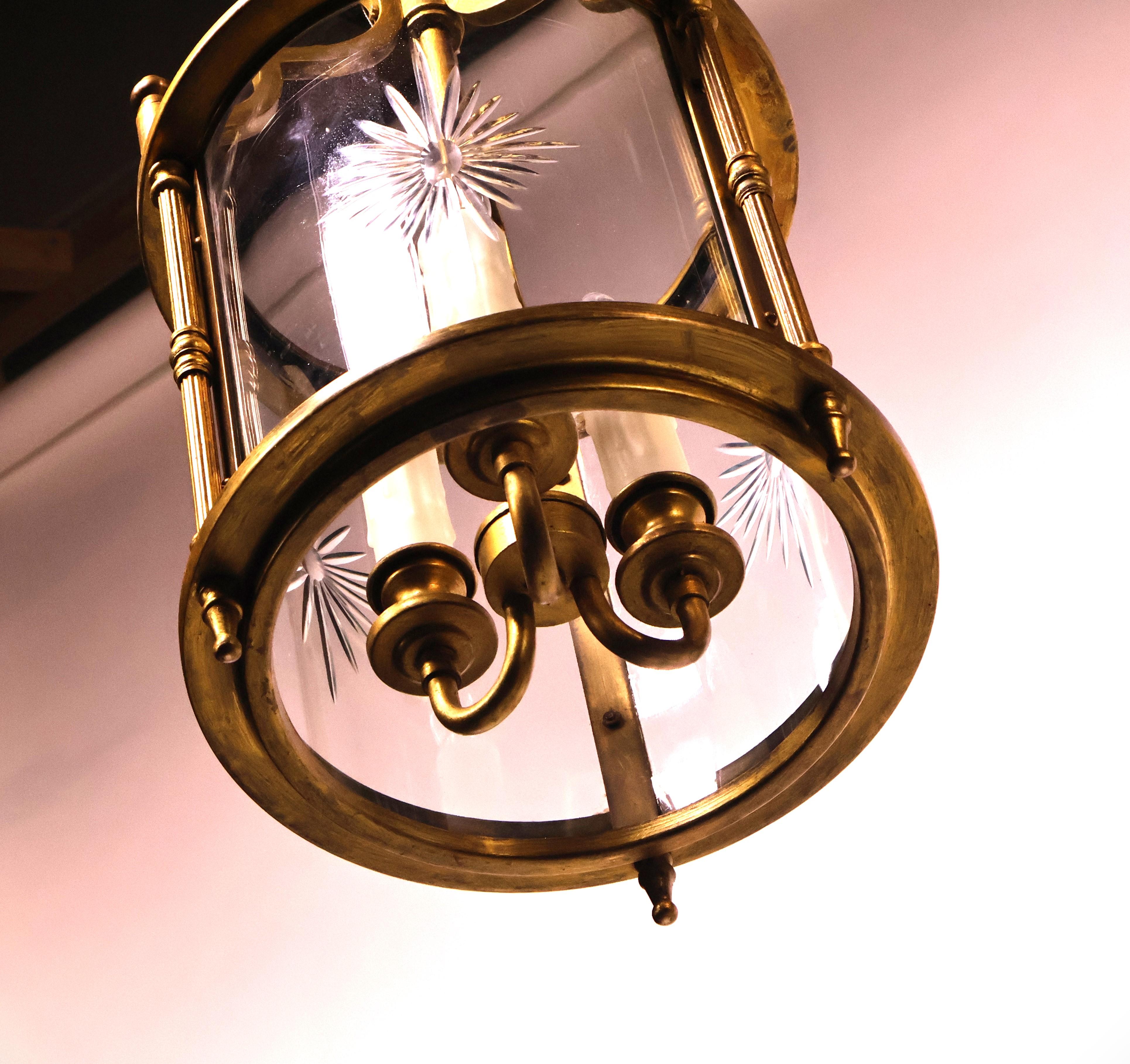 A Fine Gilt Bronze Cylindrical Lantern 14