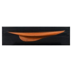 A fine half-block model of the America’s Cup yacht Westward