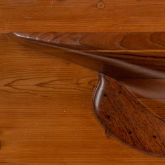 A Fine Half Hull Model of a Classic 19th Century Yacht With an Upright Stem