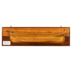Antique Fine Half Hull Model of ‘Barque Peace’