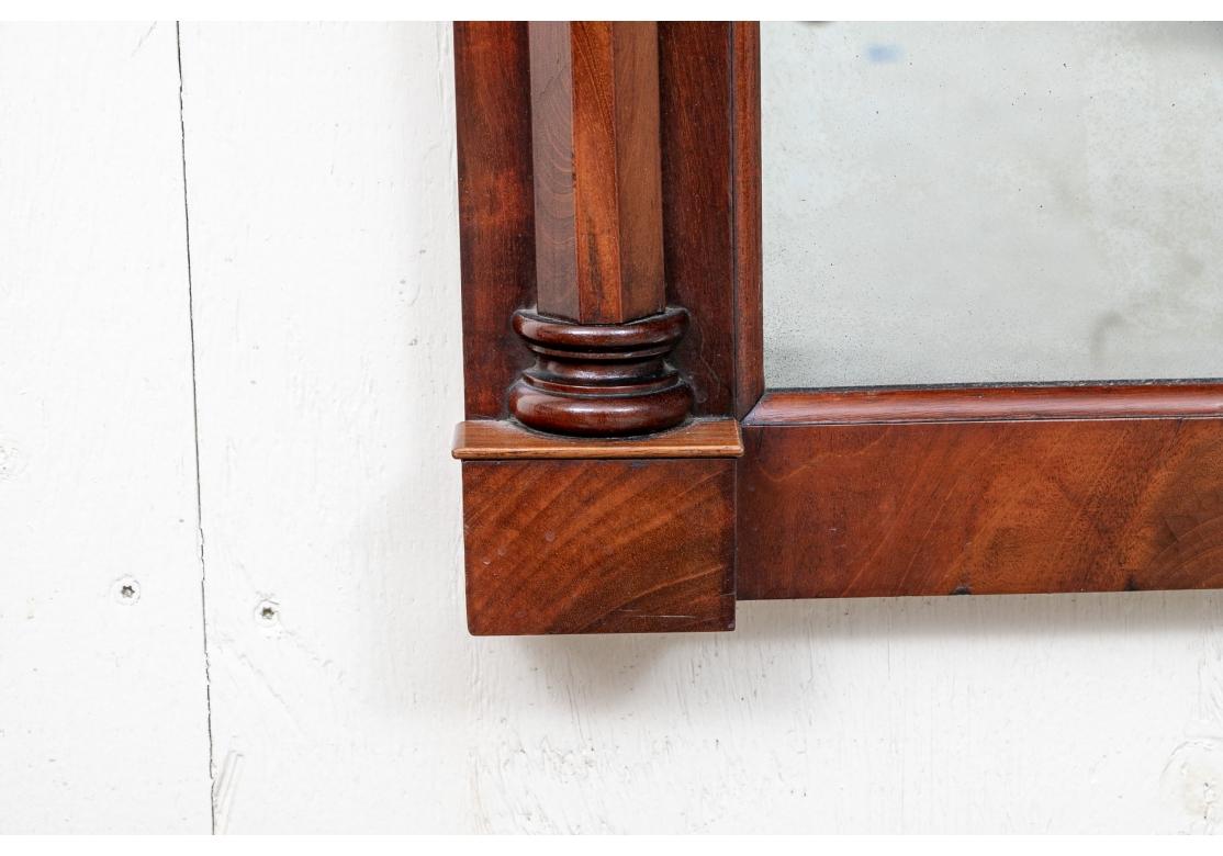 A Fine Highly Figured Federal Style Pier Mirror For Sale 2