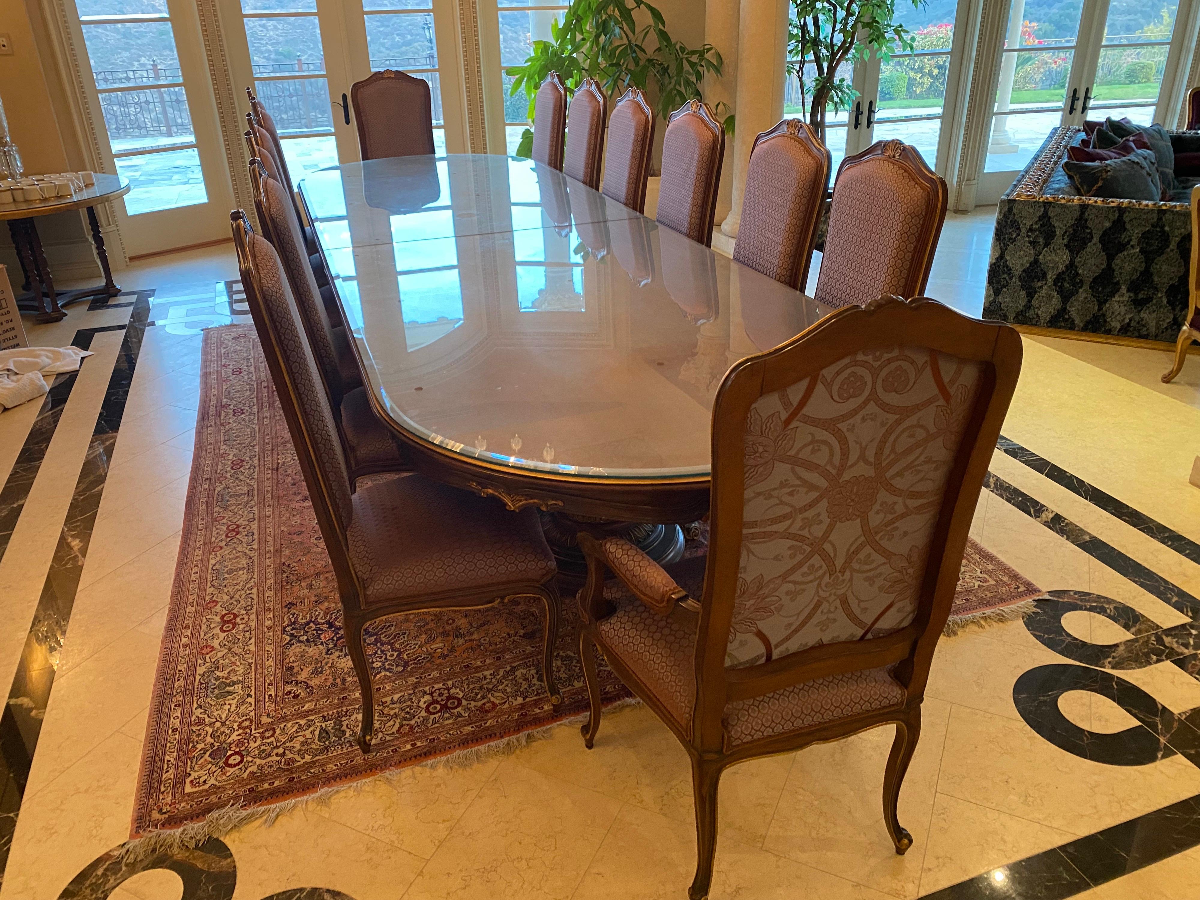 large dining room table seats 14