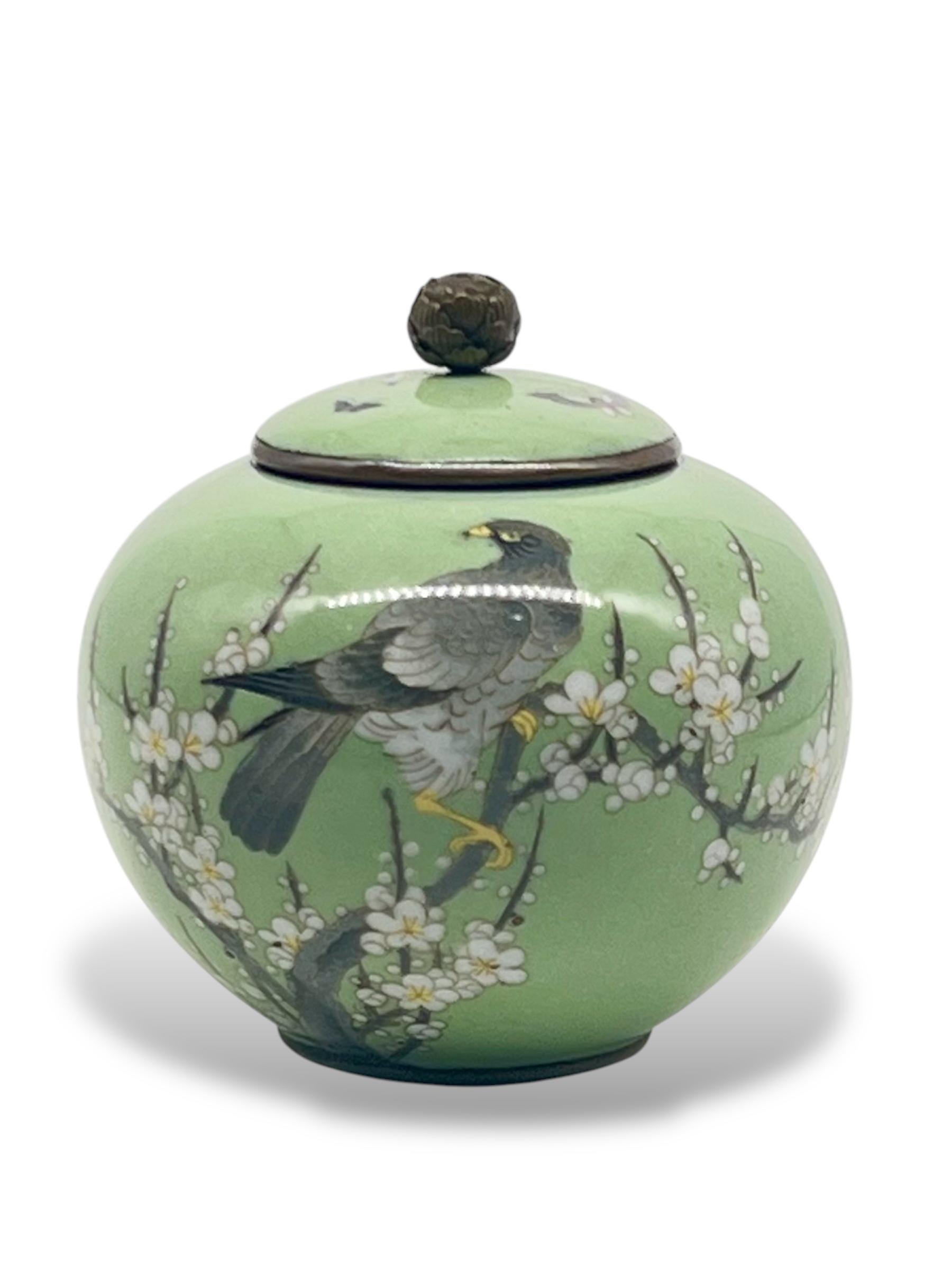 A Fine Japanese Cloisonne Enamel Koro. Meiji period For Sale 15