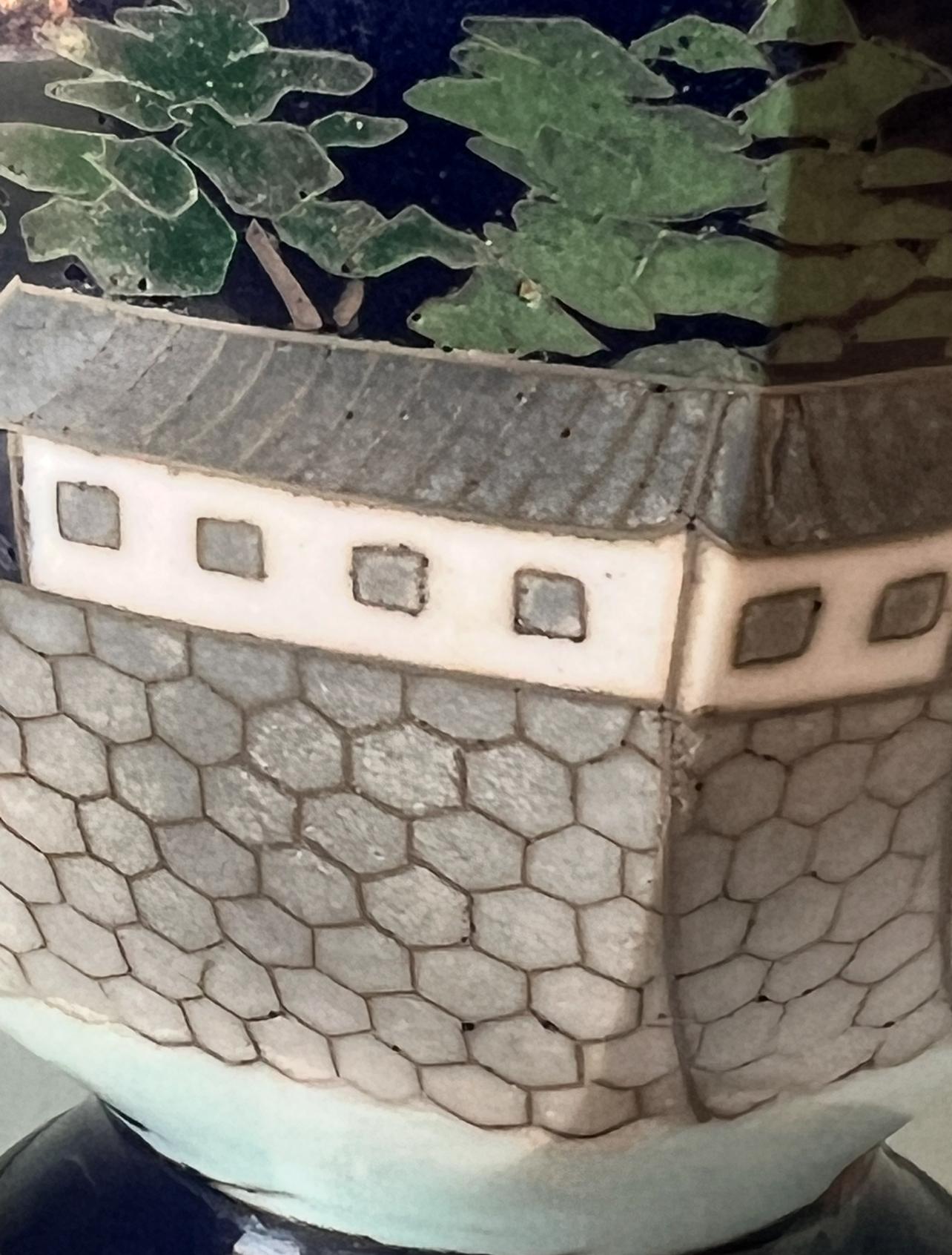 Un raffinato vaso giapponese in cloisonné-ananas con coperchio attribuito ad Ando in vendita 2